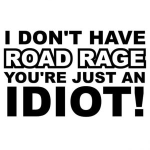 Bildekal Road Rage
