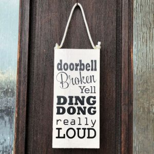 Dörrdekal Doorbell broken