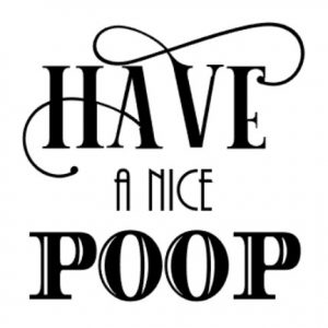 Dekal have a nice poop